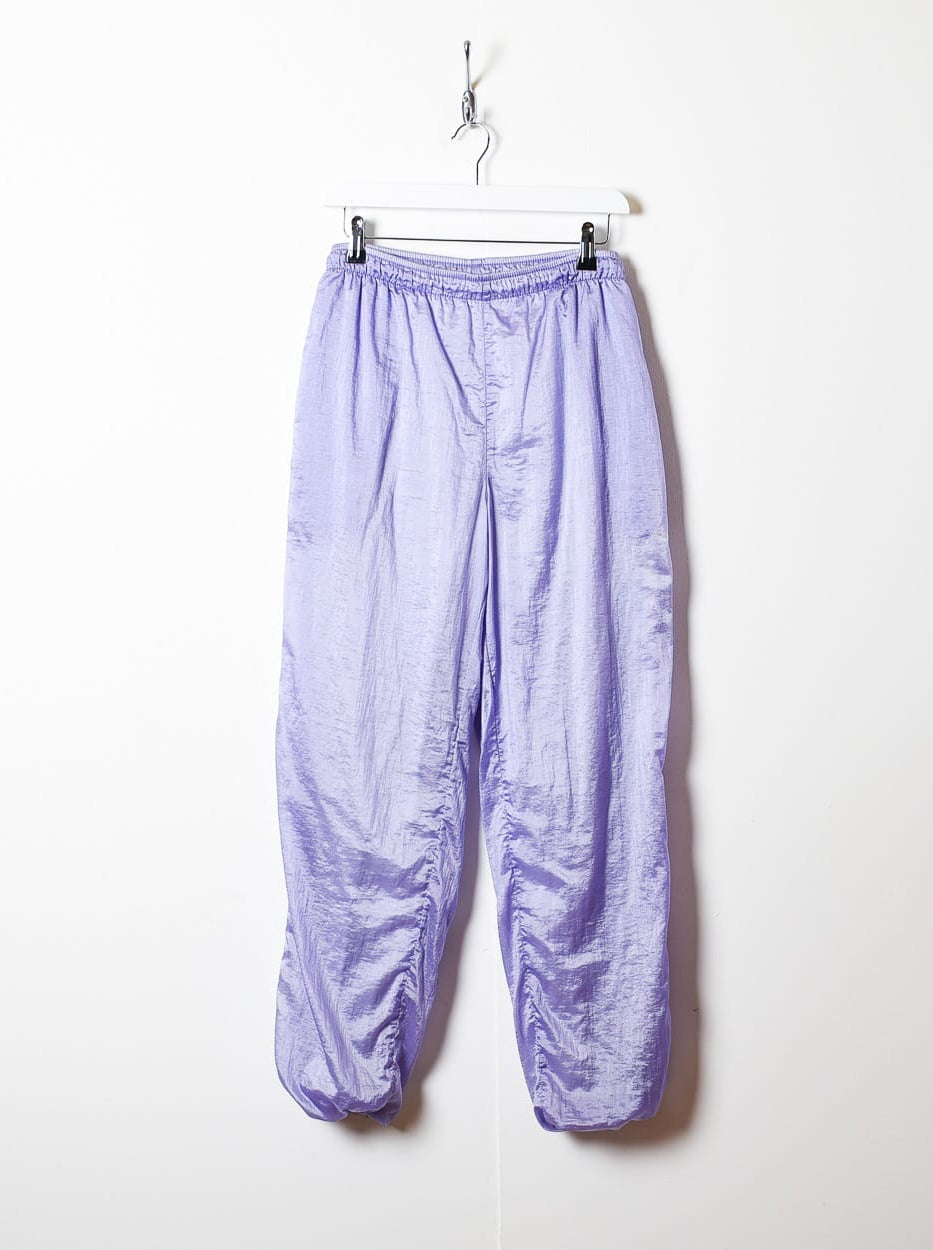 Purple Ellesse Shell Tracksuit Bottoms - Small