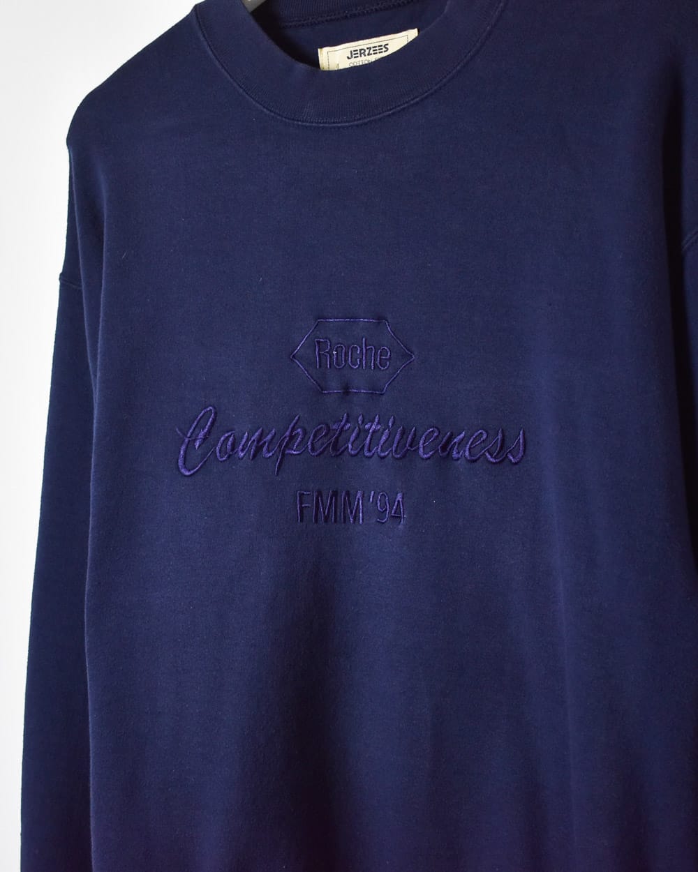 Navy Jerzees Competitiveness Sweatshirt - Small