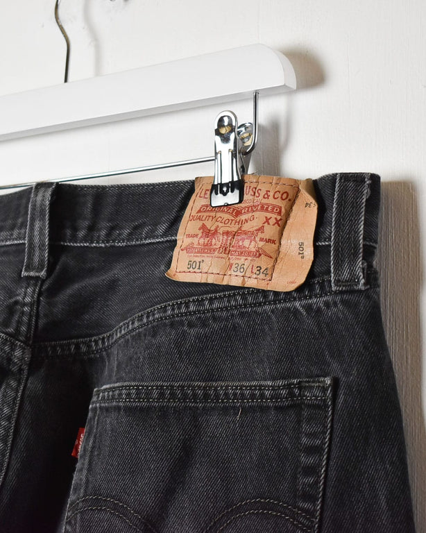 Black Levi's 501 Jeans - W36 L26