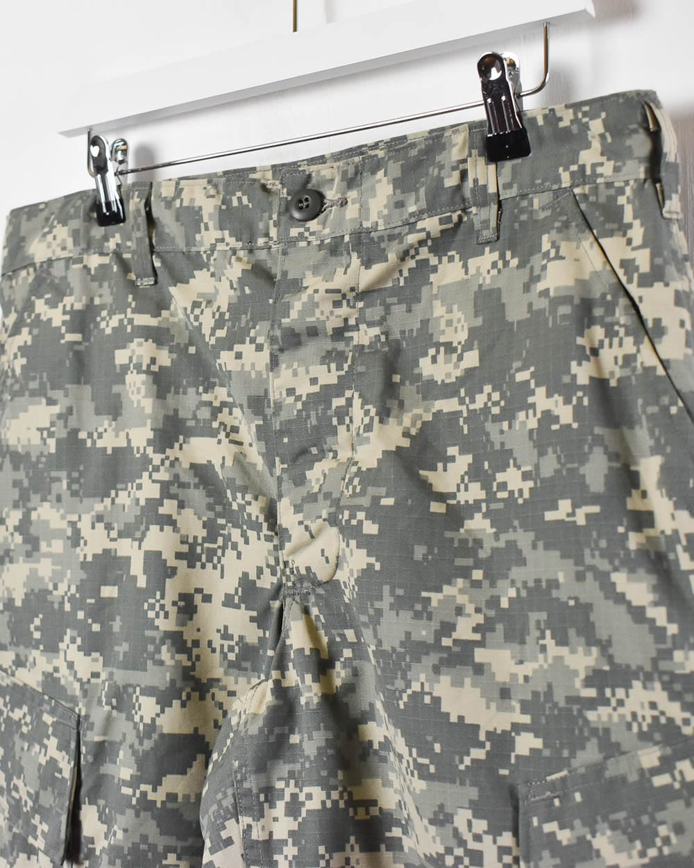 Green Vintage Camo Cargo Trousers - W34 L30
