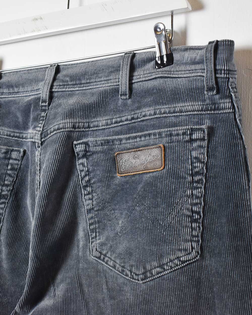 Grey Wrangler Corduroy Jeans - W40 L30