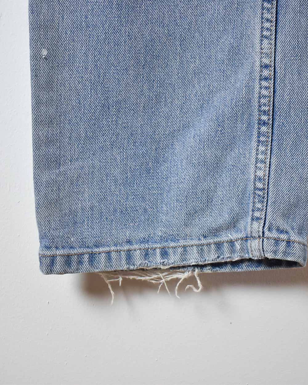 Blue Wrangler Lightly Distressed Jeans - W32 L32