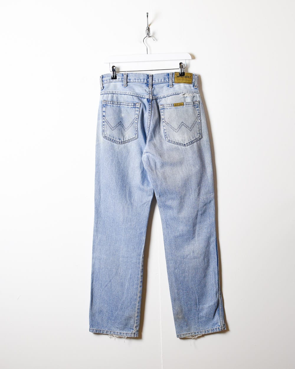 Blue Wrangler Lightly Distressed Jeans - W32 L32