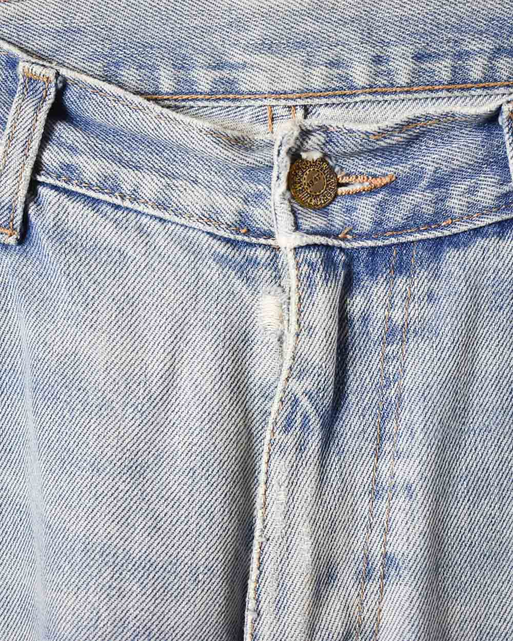 Blue Wrangler Lightly Distressed Jeans - W32 L32