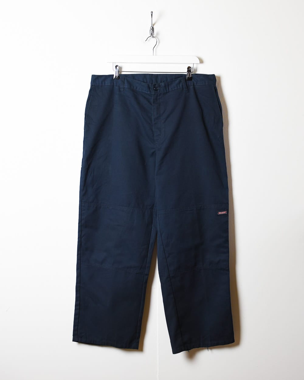 Navy Dickies Relaxed Fit Double Knee Trousers - W38 L30