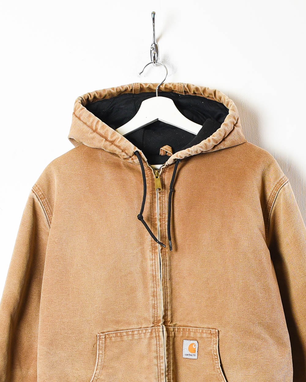 Neutral Carhartt Hooded Detroit Jacket - Medium Women's