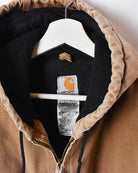 Neutral Carhartt Hooded Detroit Jacket - Medium Women's