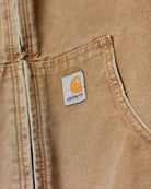 Neutral Carhartt Hooded Detroit Jacket - Medium Women's