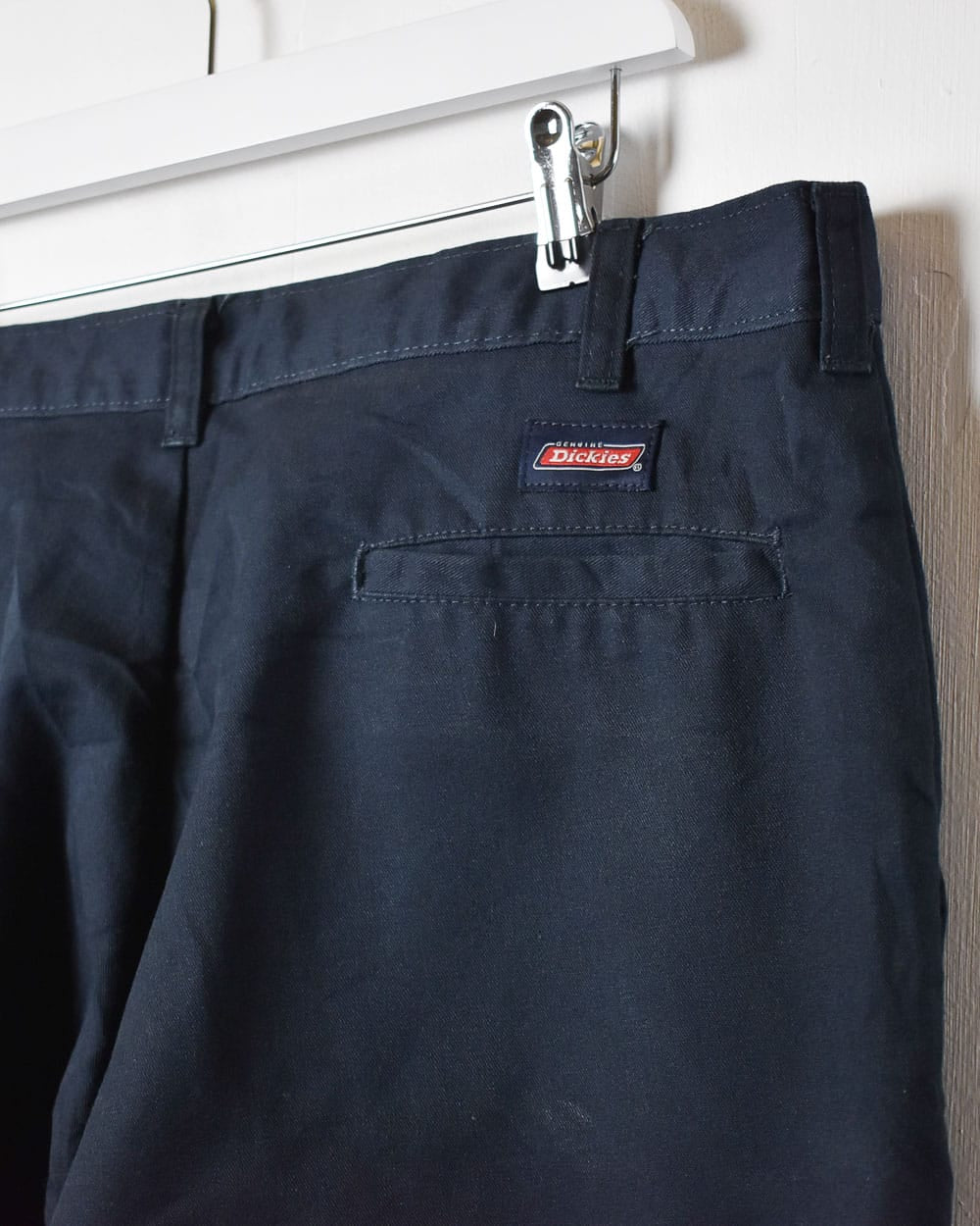 Navy Dickies Relaxed Fit Double Knee Trousers - W38 L30
