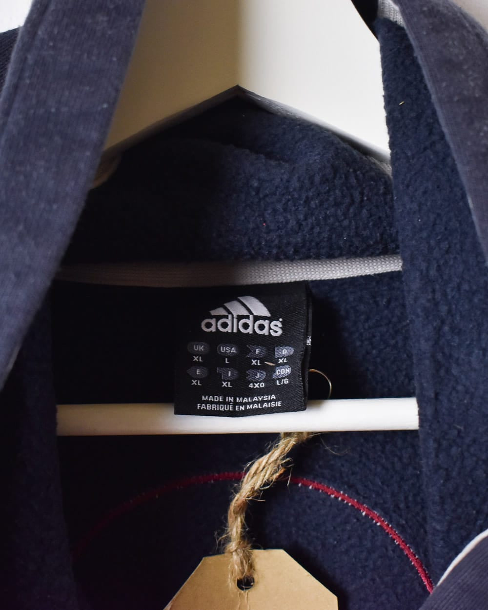 Navy Adidas Hoodie - Large