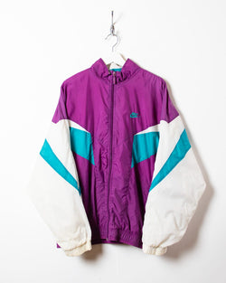 Vintage 90s Purple Nike Windbreaker Jacket - Large Nylon– Domno