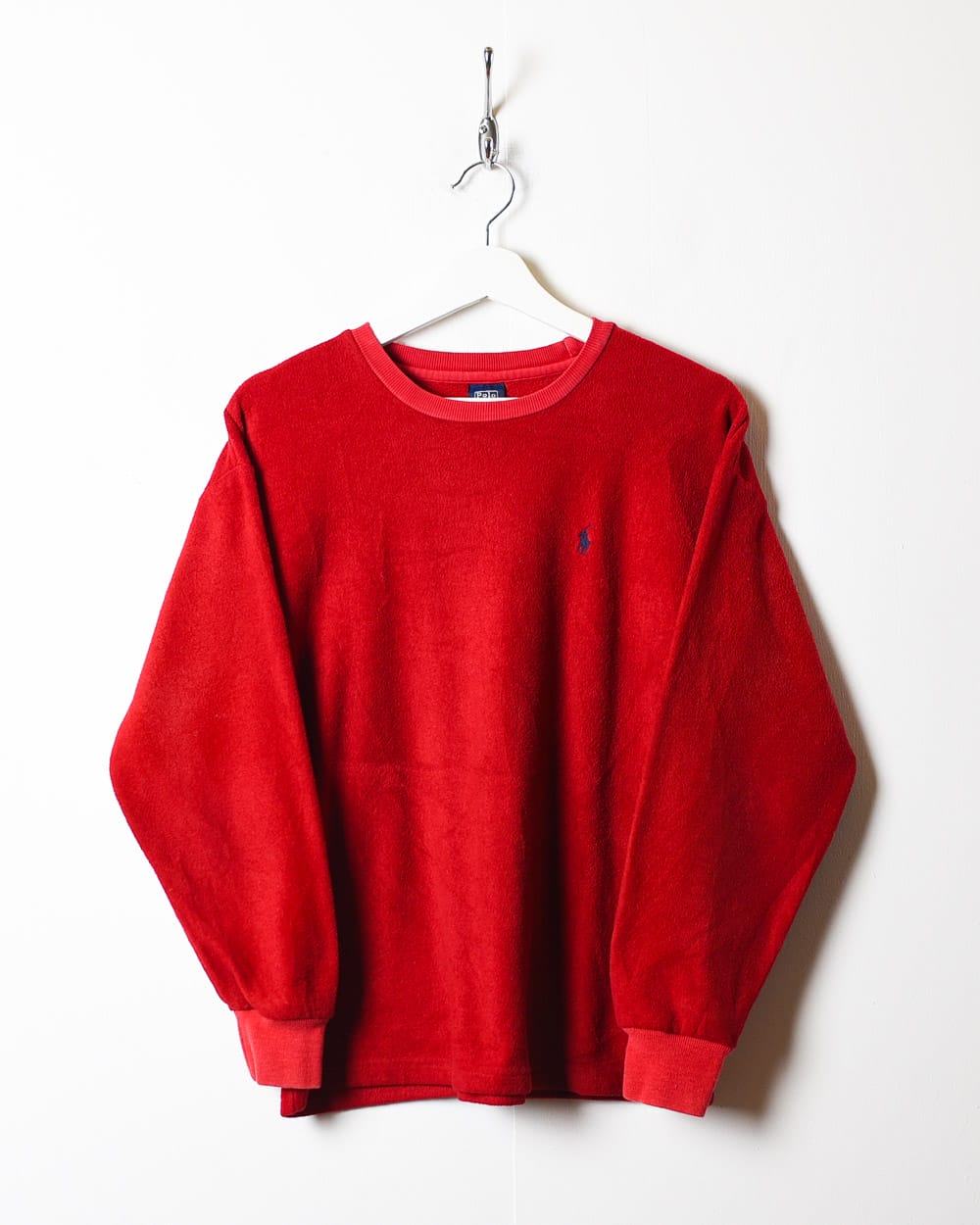 Red Polo Ralph Lauren Fleece Sweatshirt - Small