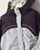 Purple Columbia Hooded Fleece Lined Coat - X-Large Women's