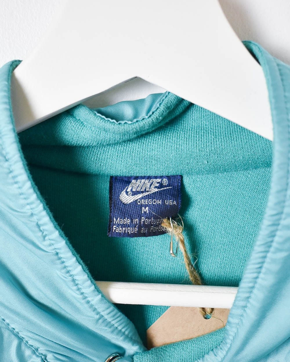 Green Nike 80s 1/4 Button Sweatshirt - Small