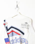 White Adidas USA Olympic 1980 Winter Games 80s Sweatshirt - Medium