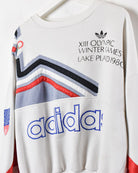 White Adidas USA Olympic 1980 Winter Games 80s Sweatshirt - Medium