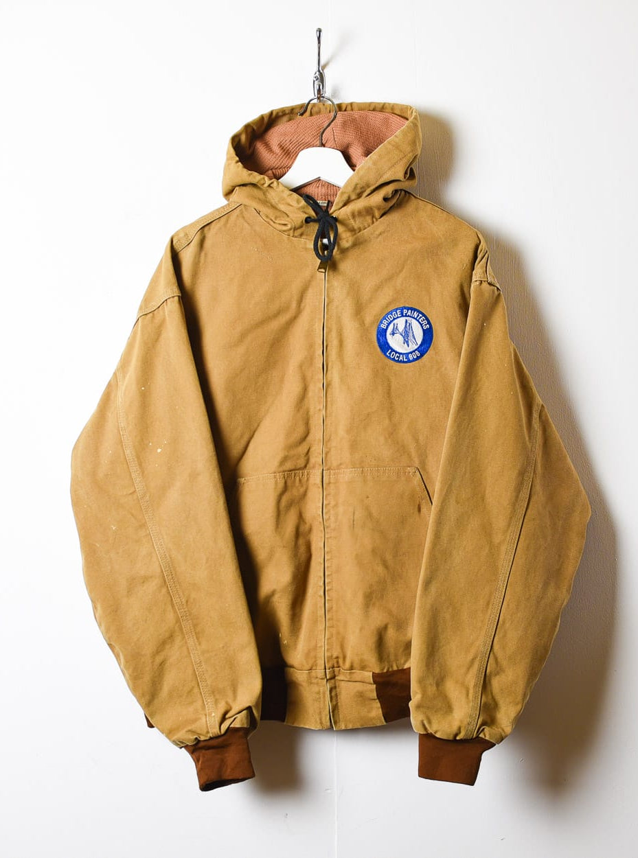 Neutral Union Line Hooded Workwear Jacket - X-Large