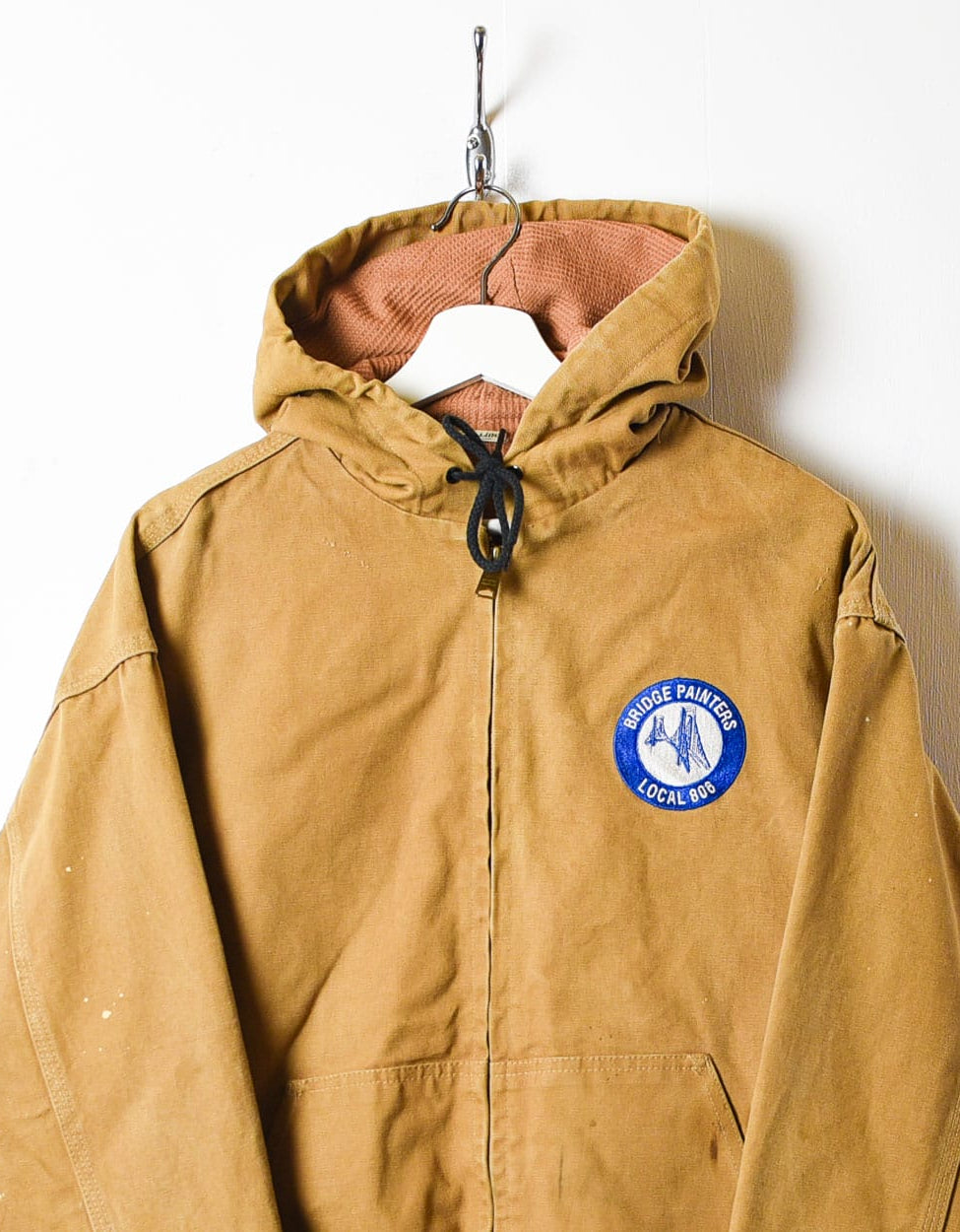Neutral Union Line Hooded Workwear Jacket - X-Large