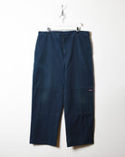 Navy Dickies Double Knee Trousers - W38 L30