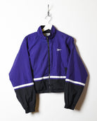 Purple Reebok Windbreaker Jacket - Medium Women's