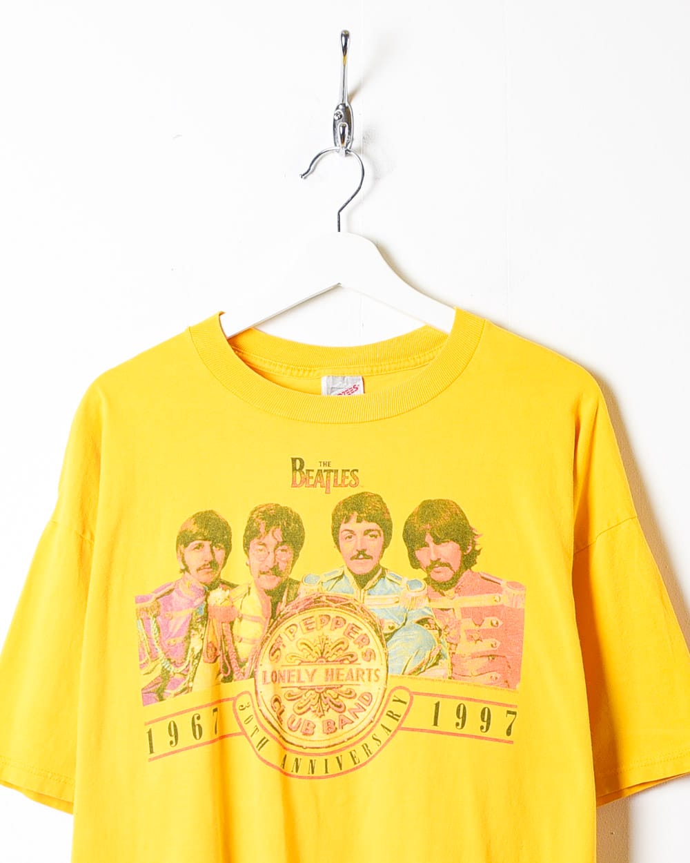 Yellow The Beatles Sgt Peppers Lonely Hearts Club Band 30th Anniversary 1997 T-Shirt - X-Large