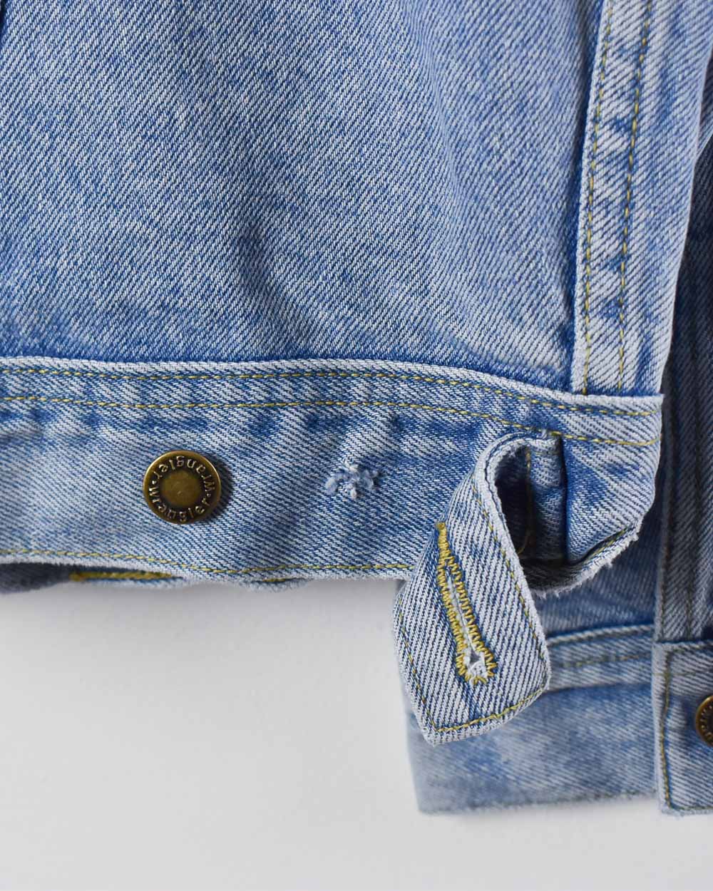 Blue Wrangler Rugged Wear Denim Jacket - Medium Women's