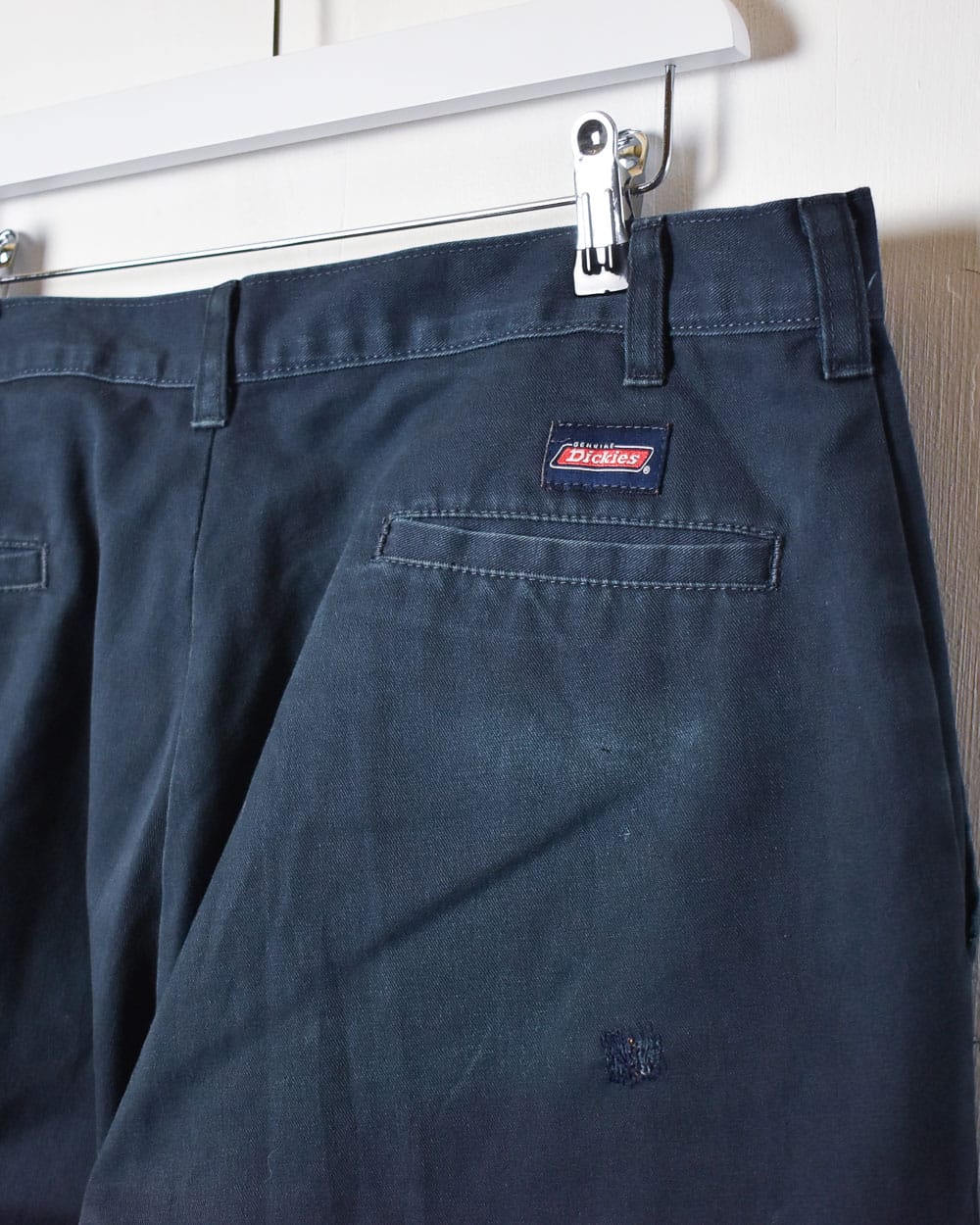 Navy Dickies Double Knee Trousers - W38 L30