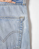BabyBlue Levi's Distressed 501 Jeans - W38 L34