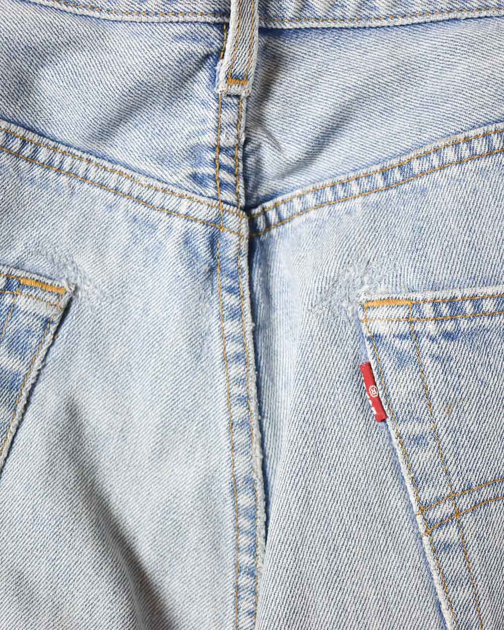 BabyBlue Levi's Distressed 501 Jeans - W38 L34