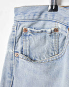 BabyBlue Levi's Distressed 501 Jeans - W38 L34