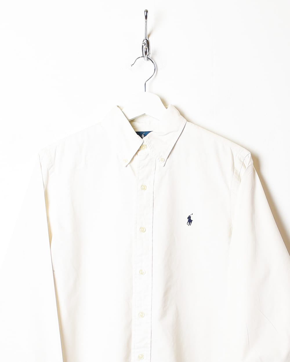 White Polo Ralph Lauren Shirt - Small