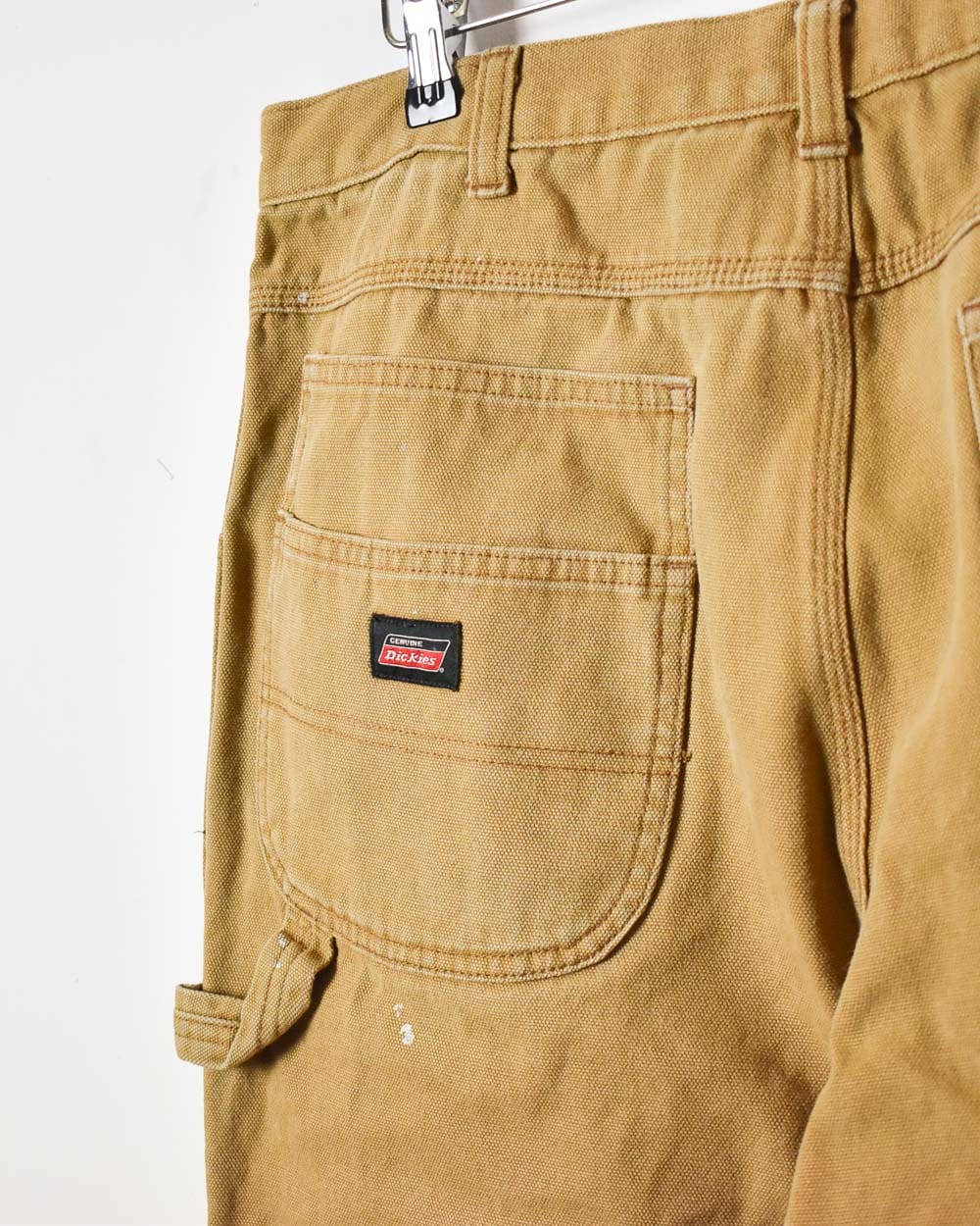 Neutral Dickies Distressed Double Knee Carpenter Jeans - W36 L29