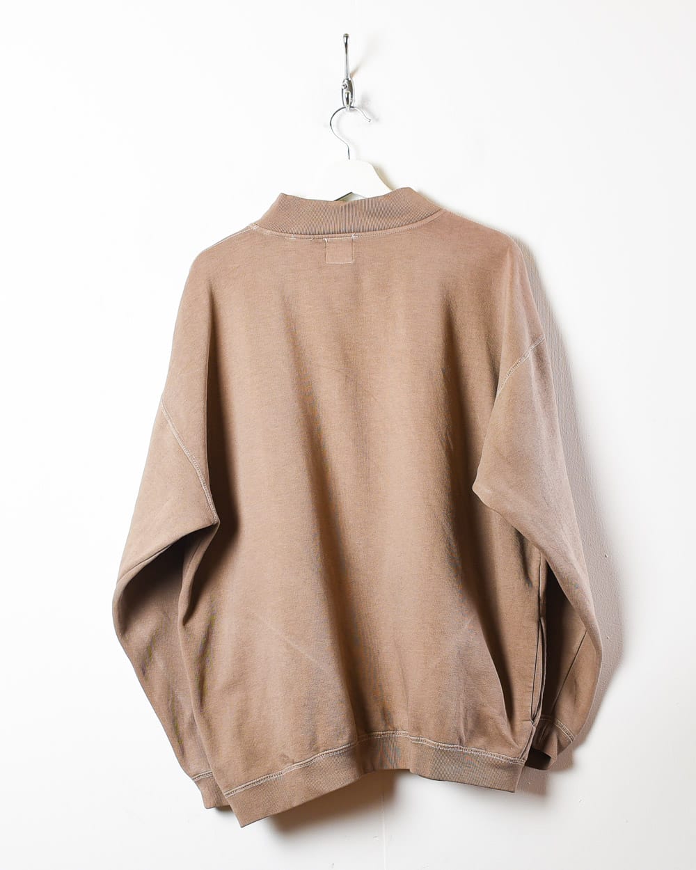 Brown Gap 1/4 Zip Sweatshirt - X-Large