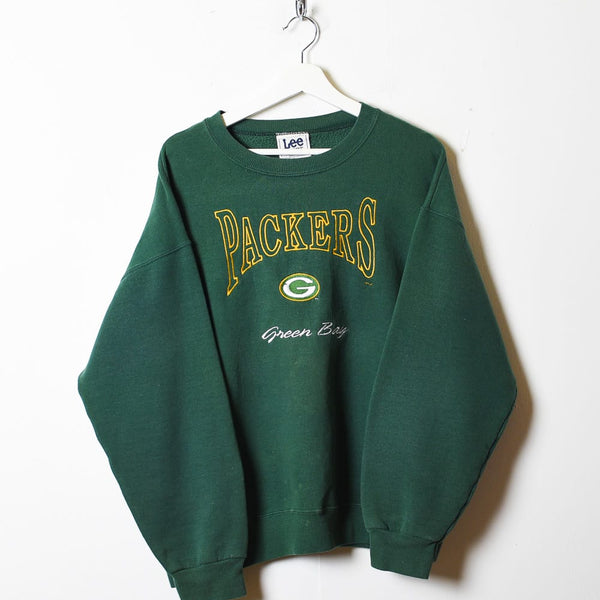 Vintage 90s Green Lee Sport Green Bay Packers Sweatshirt - Medium Cotton–  Domno Vintage