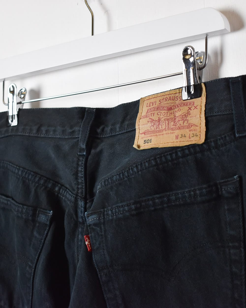 Black Levi's 501 Jeans - W32 L25