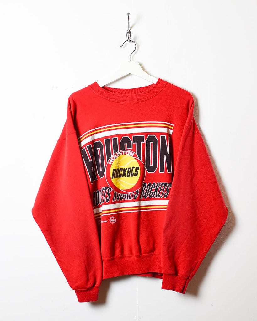 Vintage 90s Red NBA Houston Rockets Sweatshirt - Medium Cotton– Domno  Vintage