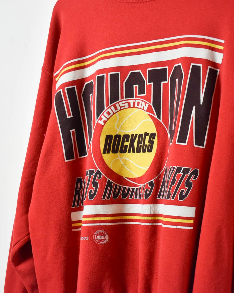 Reebok Houston Rockets Long Sleeve Shirt Size L