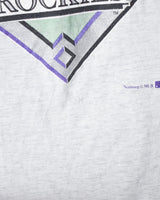 Vintage 90s Stone Nutmeg MLB Colorado Rockies Single Stitch T-Shirt - Large  Cotton– Domno Vintage