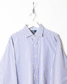 Blue Polo Ralph Lauren Regent Striped Shirt - X-Large