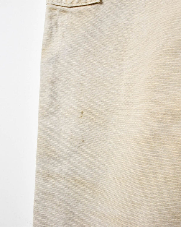 Neutral Carhartt Distressed Double Knee Carpenter Jeans - W36 L30