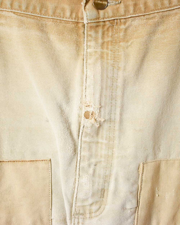 Neutral Carhartt Distressed Double Knee Carpenter Jeans - W36 L30