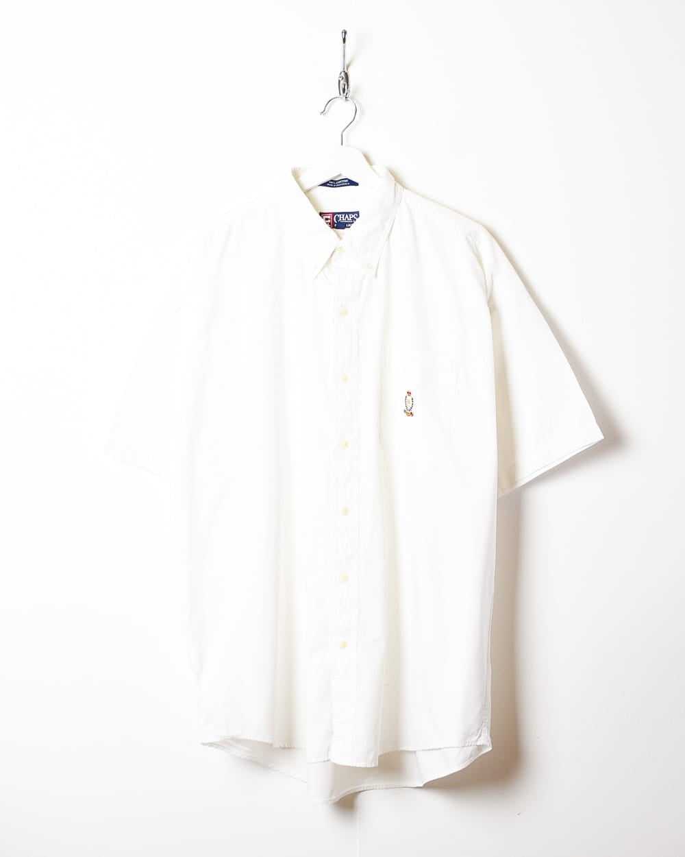 White Chaps Ralph Lauren Short Sleeved Shirt - X-Large