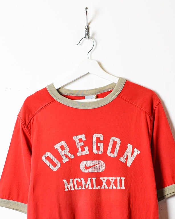 Red Nike Oregon T-Shirt - Large
