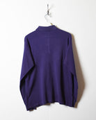 Purple Chemise Lacoste Long Sleeved Polo Shirt - Medium