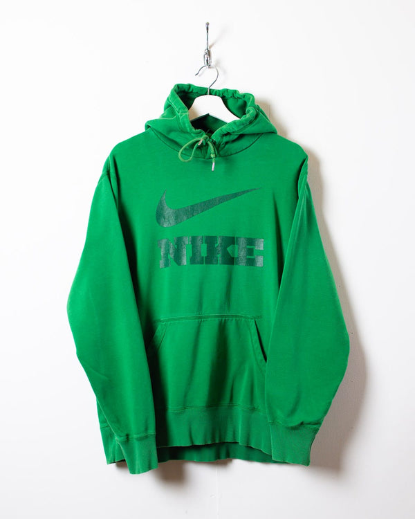 Green Nike Hoodie - X-Large