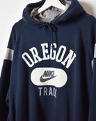 Navy Nike Oregon Track Hoodie - Large