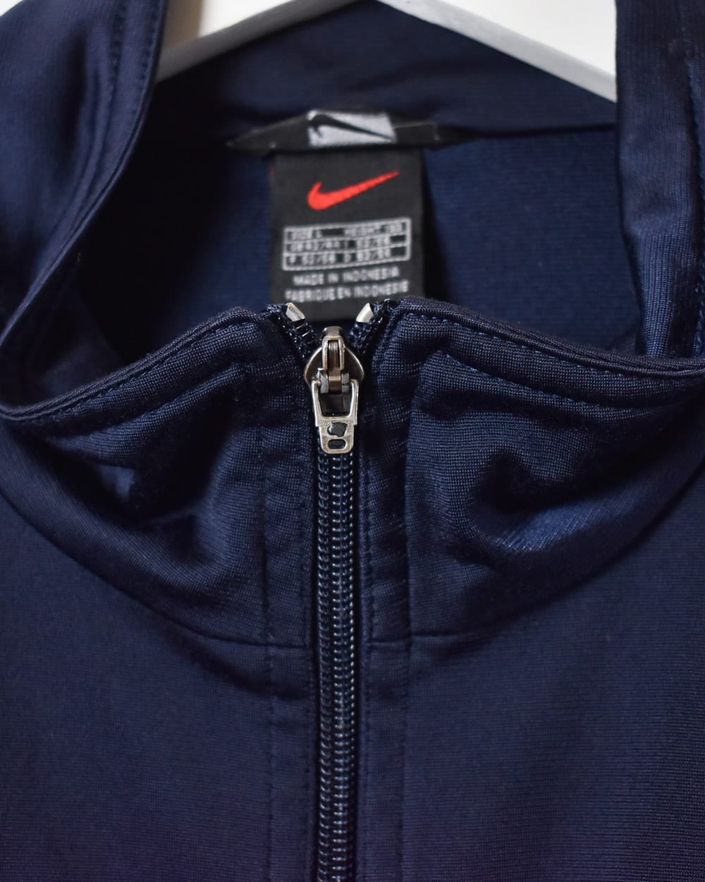 Navy Nike Tracksuit Top - Large