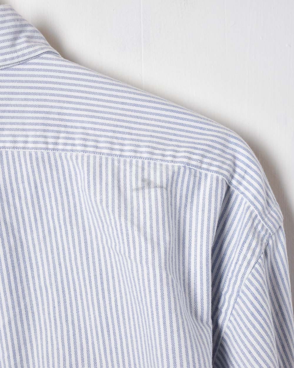 BabyBlue Polo Ralph Lauren Yarmouth Striped Shirt - Large