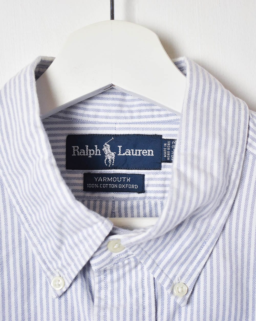 BabyBlue Polo Ralph Lauren Yarmouth Striped Shirt - Large