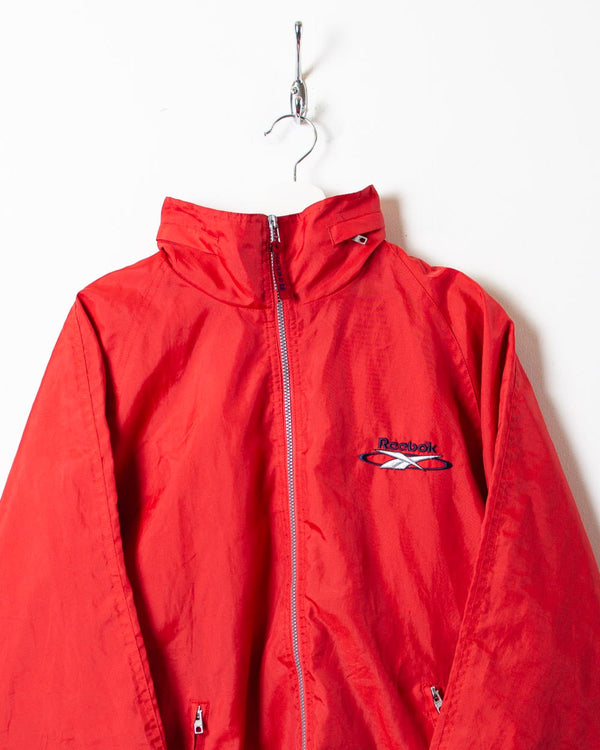 Red Reebok Windbreaker Jacket - Small